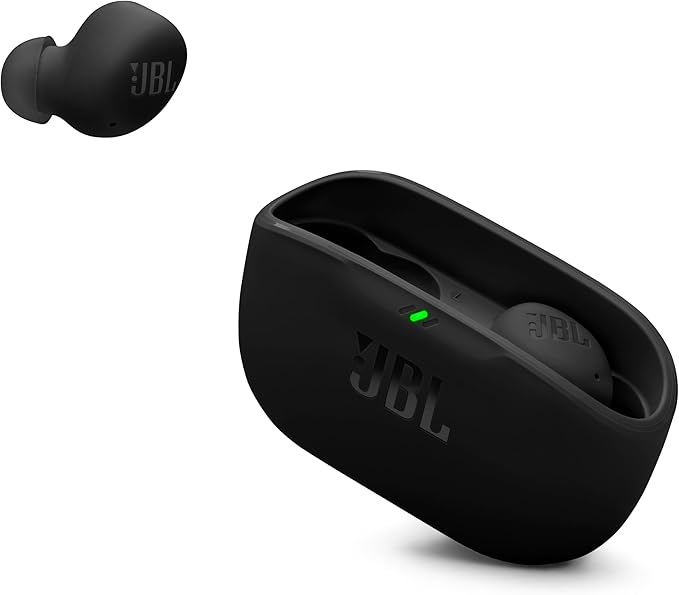 JBL Vibe Buds 2 - True Wireless Noise Cancelling Earbuds Pure Bass Sound & Smart Ambient Technology, 4mics for Crisp, Clear Calls, up to 40Hrs of Playback, IP54 Dust & Water Resistant