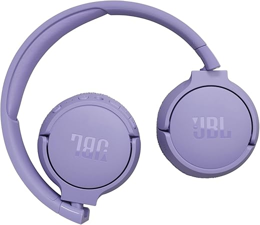 JBL Tune 670NC Adaptive Noise Cancelling Wireless On-Ear Headphones, Pure Bass, Smart Ambient, Bluetooth 5.3 + LE Audio, Hands-Free Call, 70H Battery, Multi-Point Connection - White, JBLT670NCWHT