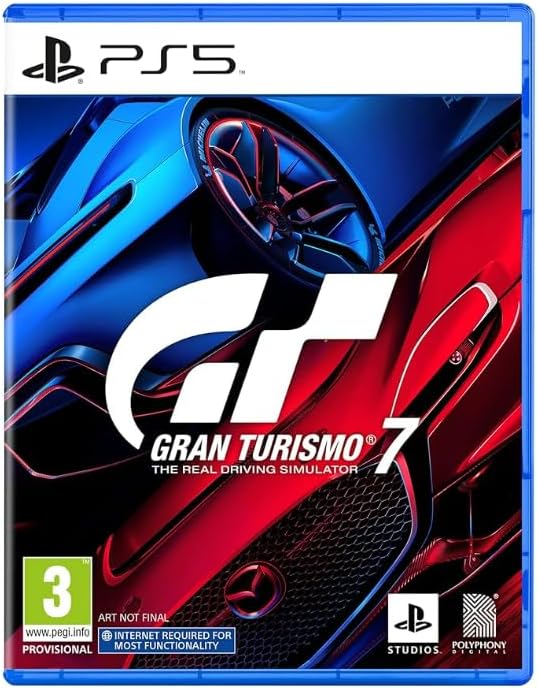 Sony PlayStation 5 Slim Disc + PlayStation Gran Turismo 7 -PS5-International Version - Gaming Console UAE
