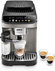 De'Longhi Magnifica EVO Bean to Cup Fully Automatic Coffee Machine, Traditional Milk Frother, Built In Grinder, ECAM290.81.TB, Titanium & Black,
