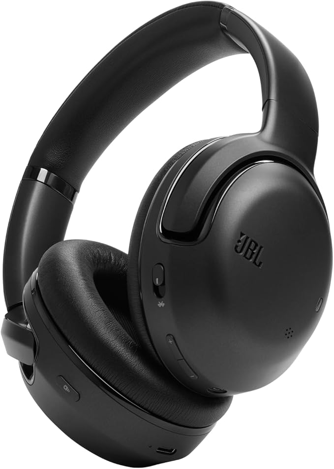 JBL Tour One M2 Wireless Over-Ear Noise Cancelling Headphones, ANC + Smart Ambient, 4-Mic, Legendary Pro Sound, Immersive Spatial Sound, Personi-Fi 2.0, Bluetooth 5.3
