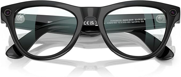RAY-BAN | META SKYLER SHINY BLACK CLEAR