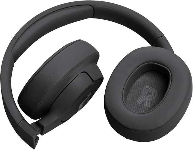 JBL Tune 720BT Wireless Over-Ear Headphones, Pure Bass Sound, Bluetooth 5.3, 76H Battery, Hands-Free Call, Multi-Point Connection, Foldable, Detachable Audio Cable