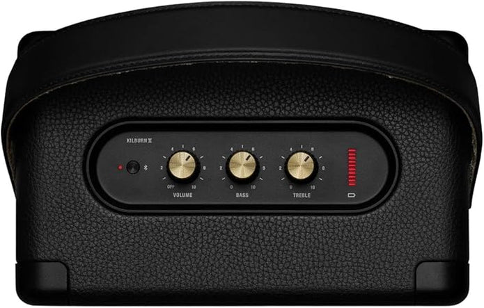 Marshall Kilburn II Bluetooth Portable Speaker - Black & Brass - Bluetooth Speaker UAE