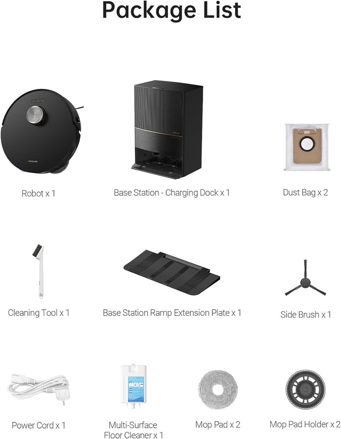 Dreame L20 Ultra Robot Vacuum and Mop with Auto Removal, Washing, Drying, 7000Pa Suction, Self-Emptying, Self-Refilling, AI Obstacle Avoidance - Electronics UAE