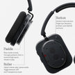 Nothing Headphone (1) Wireless Over-Ear Headphones – Active Noise Cancelling, Hi-Res Audio, Spatial Sound, 80H Battery | Water-Resistant
