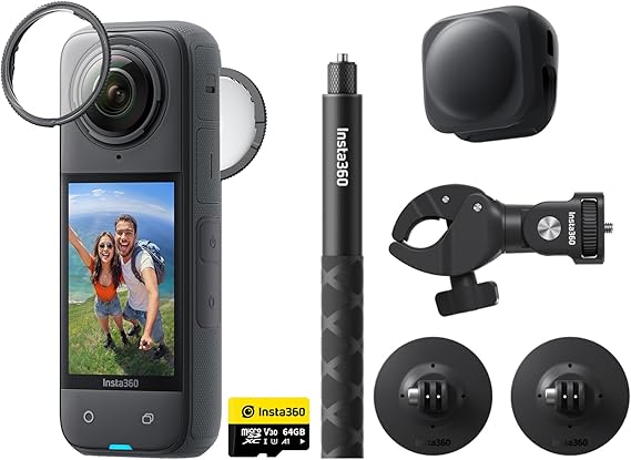 Insta360 X4 with 64GB Card Bundle