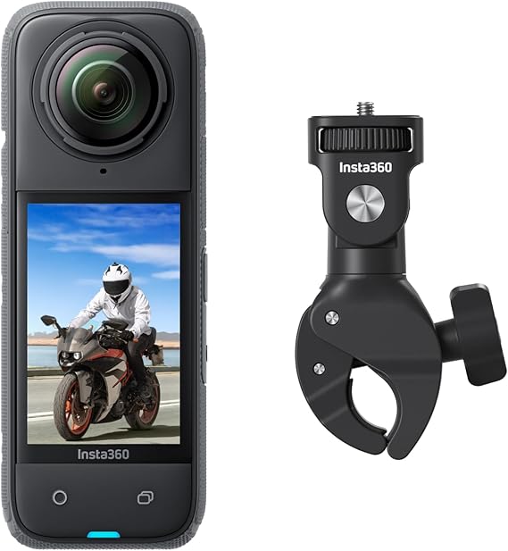 Insta360 X4 Motorcycle Bundle – 8K 360 Action Camera - Camera UAE