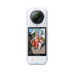 Insta360 X5 8K 360° Action Camera – Satin White, Waterproof, 3-Hour Battery, Built-in Wind Guard, Advanced Stabilization
