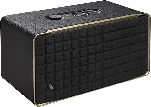 JBL Authentics 500 - Premium Smart Wi-Fi & Bluetooth Speaker with Dolby Atmos, Powerful Sound, and Iconic Retro Design, JBLAUTH500BLKUK, Black