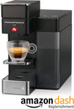 illy Coffee Maker Machine Y5 Francis Francis, Espresso & Filter Capsules Coffee Machine, Bluetooth Enabled, Black