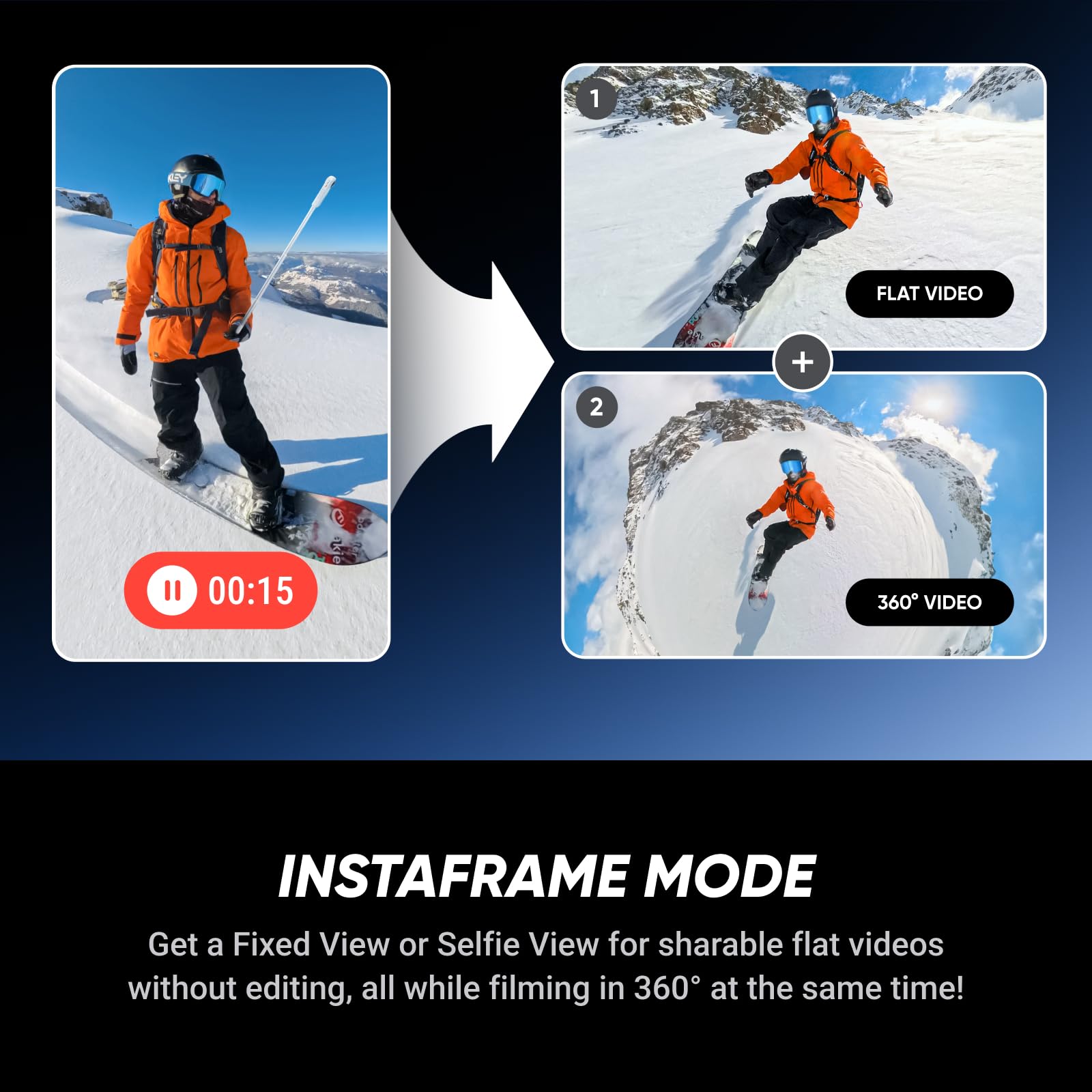 Insta360 X5 8K 360° Action Camera – Satin White, Waterproof, 3-Hour Battery, Built-in Wind Guard, Advanced Stabilization