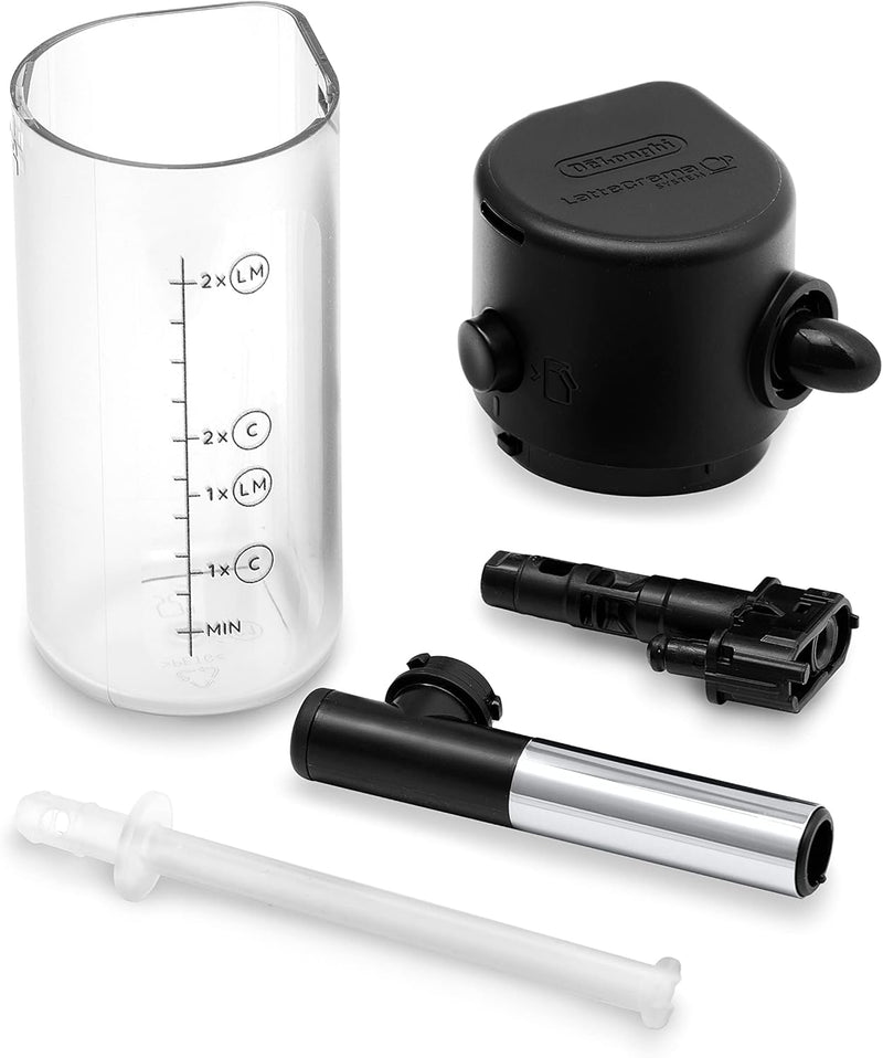 De'Longhi Magnifica EVO Bean to Cup Fully Automatic Coffee Machine, Traditional Milk Frother, Built In Grinder, ECAM290.81.TB, Titanium & Black,