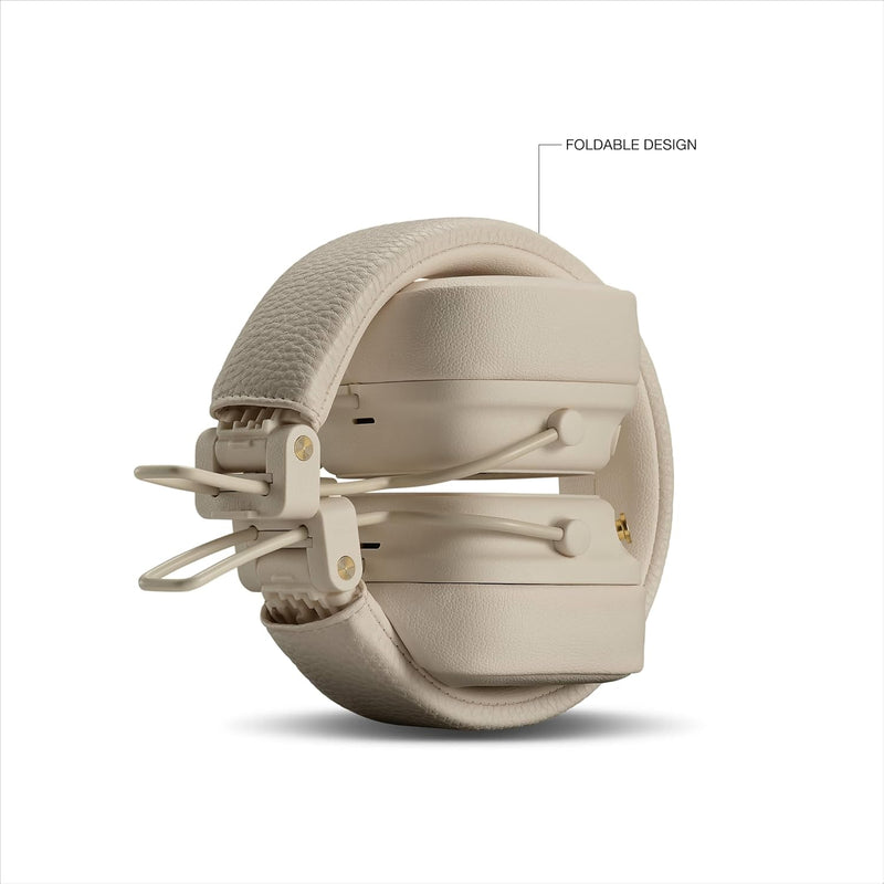 Marshall Major V Bluetooth Headphones - Foldable Bluetooth Wireless Headphones Bluetooth with 100+ Hours of Playtime (Black)