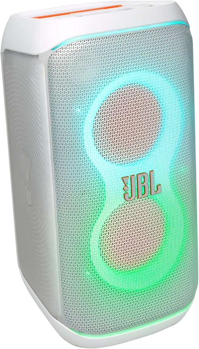 JBL Party Box Club 120 | Powerful Sound & Lightshow | Up to 12 Hours Playtime | AI Sound Boost | Multi-speaker connection by Auracast | Dual Mic & Guitar Inputs - Bluetooth Speaker UAE