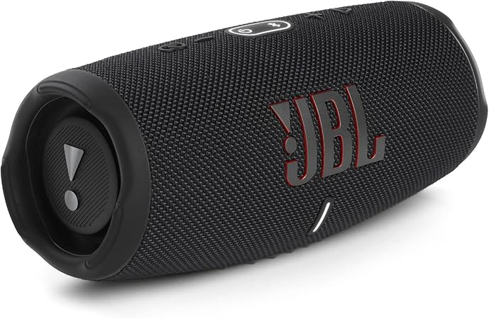 JBL Charge 6 - Portable waterproof and drop-proof Bluetooth speaker with built-in power bank, multi-speaker connection via Auracast, up to 28 hours playtime, fast charging, and powerful sound–White - Bluetooth Speaker UAE