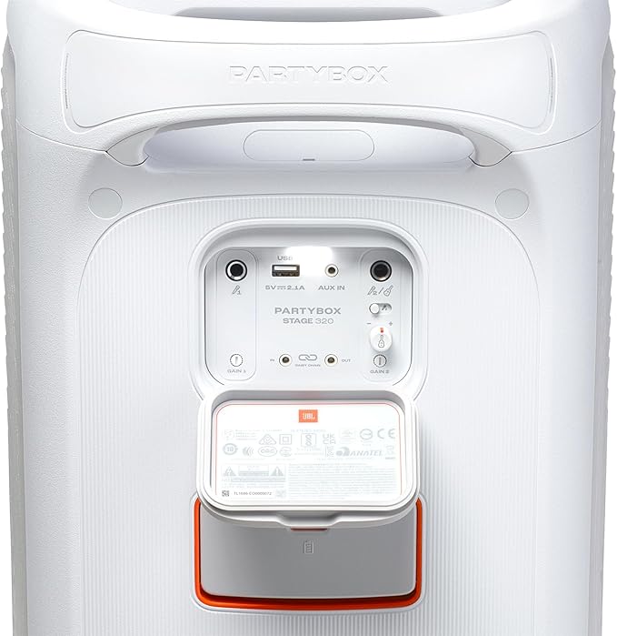 JBL PartyBox Stage 320 Bluetooth Party Speaker Bundle – 400W Sound, 18H Playtime, Battery 400 Included