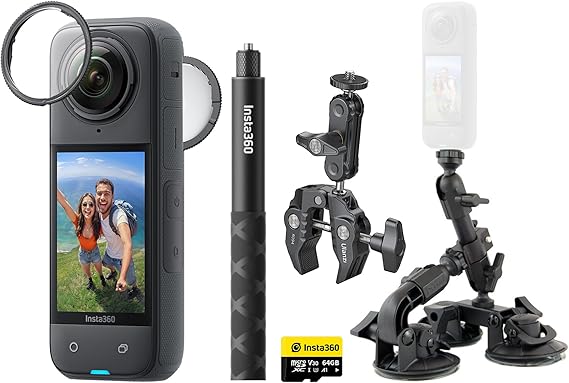Insta360 X4 Motorbike Bundle - Camera UAE