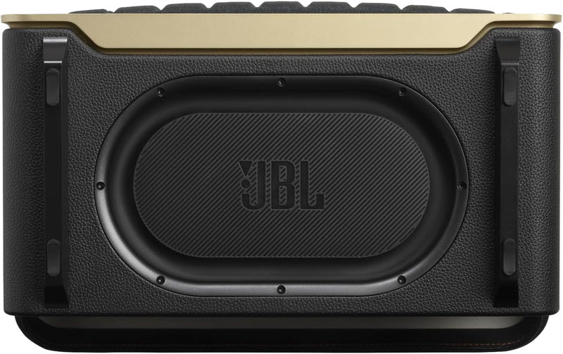 JBL Authentics 300 - Portable Retro-Style Smart Bluetooth Speaker with Powerful Sound, Wi-Fi, and Built-in Battery, JBLAUTH300BLKUK, Black