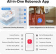 roborock Qrevo S Robot Vacuum and Mop, Self-Drying, Auto Mop Washing, 7000Pa Suction, Self-Emptying & Refilling, 10mm Mop Lifting, 200RPM Spinning Mops, Smart Obstacle Avoidance