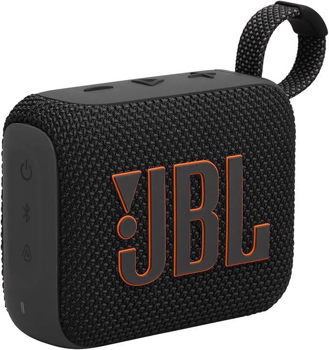 JBL GO 4 – Ultra-Portable Bluetooth Speaker with AURACAST, Powerful Sound, 15H Playtime & Sleek Design, JBLGO4BLK, Black - Bluetooth Speaker UAE
