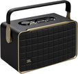 JBL Authentics 300 - Portable Retro-Style Smart Bluetooth Speaker with Powerful Sound, Wi-Fi, and Built-in Battery, JBLAUTH300BLKUK, Black
