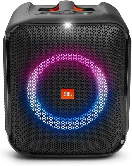 JBL PartyBox Encore Essential Bluetooth Karaoke Party Speaker with PBM100 Wired Mic Bundle