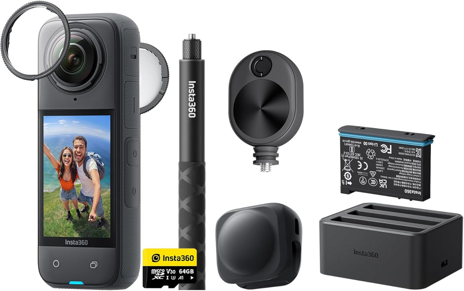 Insta360 X4 with 64GB Card Bundle