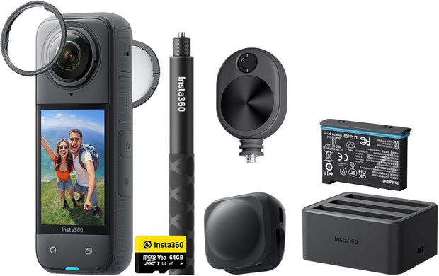 Insta360 X4 with 64GB Card Bundle