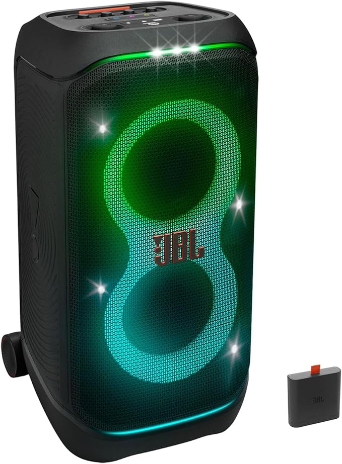 JBL PartyBox Stage 320 Bluetooth Party Speaker Bundle – 400W Sound, 18H Playtime, Battery 400 Included - Bluetooth Speaker UAE