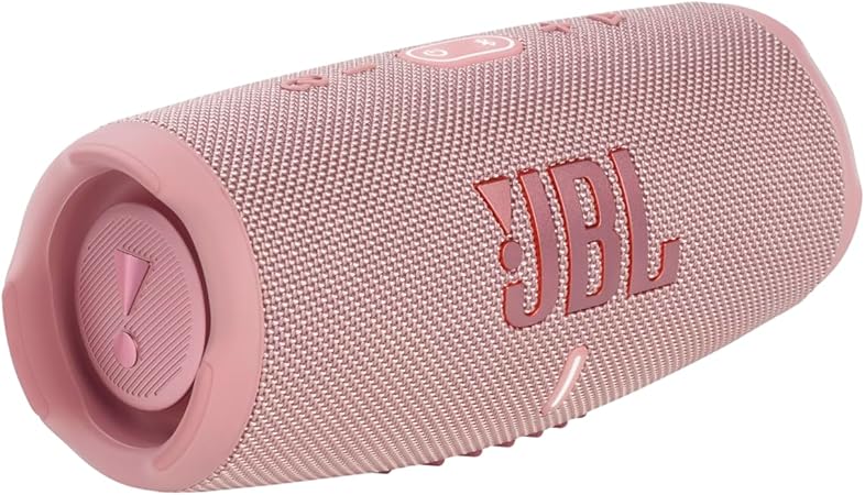 JBL Charge 6 - Portable waterproof and drop-proof Bluetooth speaker with built-in power bank, multi-speaker connection via Auracast, up to 28 hours playtime, fast charging, and powerful sound–White