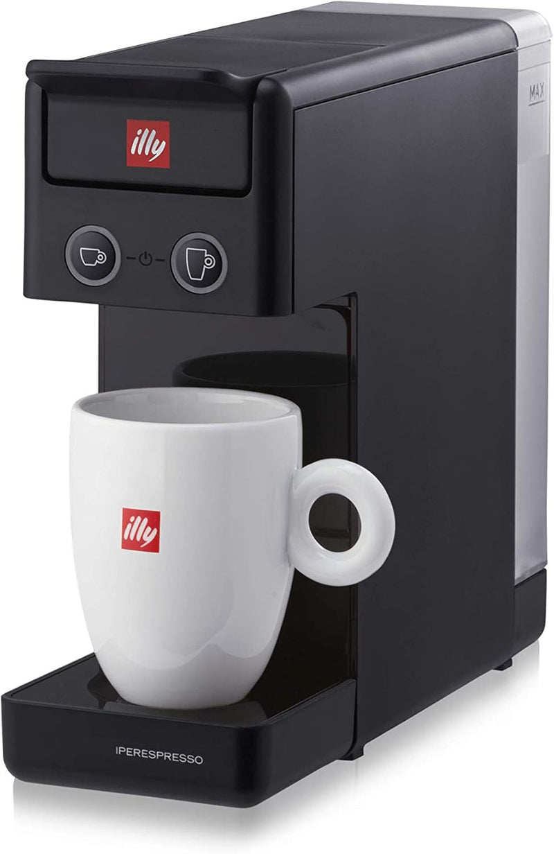Illy Y3.3 Espresso Machine, Single Serve Coffee Machine For Iperespresso Capsules, Single Cup Espresso Maker, 19bar. UAE Version With 1 Warranty.