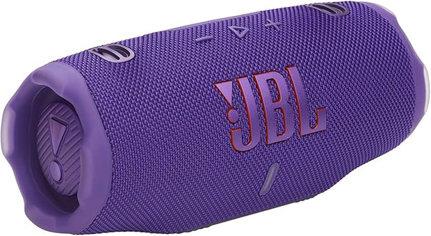 JBL Charge 6 - Portable waterproof and drop-proof Bluetooth speaker with built-in power bank, multi-speaker connection via Auracast, up to 28 hours playtime, fast charging, and powerful sound