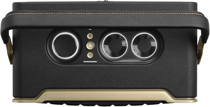 JBL Authentics 300 - Portable Retro-Style Smart Bluetooth Speaker with Powerful Sound, Wi-Fi, and Built-in Battery, JBLAUTH300BLKUK, Black - Bluetooth Speaker UAE