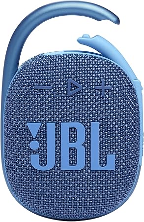 JBL Clip 4 Eco - Ultra-Portable Waterproof and Dustproof Bluetooth Speaker, big audio & punchy bass, made with 90% post-consumer recycled plastic, Integrated carabiner, Up to 10 Hours of Play (Green)