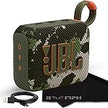 JBL GO 4 – Ultra-Portable Bluetooth Speaker with AURACAST, Powerful Sound, 15H Playtime & Sleek Design, JBLGO4BLK, Black
