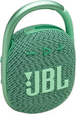 JBL Clip 4 Eco - Ultra-Portable Waterproof and Dustproof Bluetooth Speaker, big audio & punchy bass, made with 90% post-consumer recycled plastic, Integrated carabiner, Up to 10 Hours of Play (Green)
