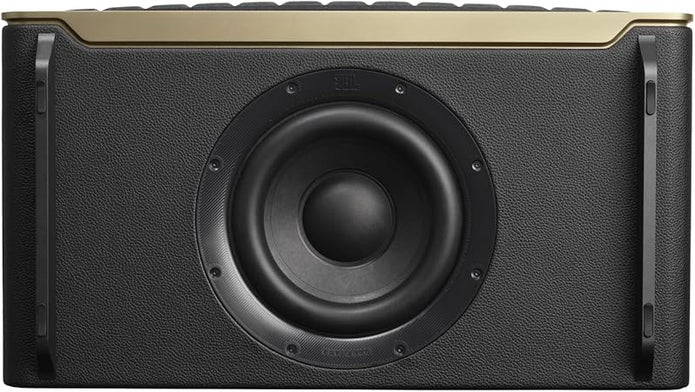 JBL Authentics 500 - Premium Smart Wi-Fi & Bluetooth Speaker with Dolby Atmos, Powerful Sound, and Iconic Retro Design, JBLAUTH500BLKUK, Black - Bluetooth Speaker UAE