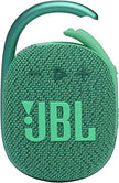 JBL Clip 4 Eco - Ultra-Portable Waterproof and Dustproof Bluetooth Speaker, big audio & punchy bass, made with 90% post-consumer recycled plastic, Integrated carabiner, Up to 10 Hours of Play (Green)