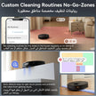 roborock S7 Max Ultra RobotVacuum Cleaner with Auto Mop Washing/AutoDust Emptying/WarmAirDrying/AutoTankRefilling/DockSelf-cleaning Vacuum Cleaner(5500 Pa Active Obstacle Avoidance, App/Voice Control)