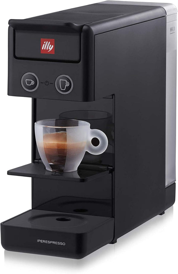 Illy Y3.3 Espresso Machine, Single Serve Coffee Machine For Iperespresso Capsules, Single Cup Espresso Maker, 19bar. UAE Version With 1 Warranty.