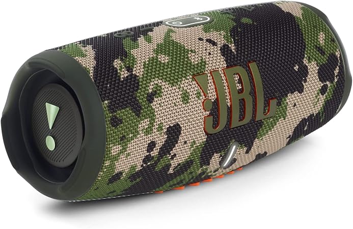 JBL Charge 6 - Portable waterproof and drop-proof Bluetooth speaker with built-in power bank, multi-speaker connection via Auracast, up to 28 hours playtime, fast charging, and powerful sound–White - Bluetooth Speaker UAE