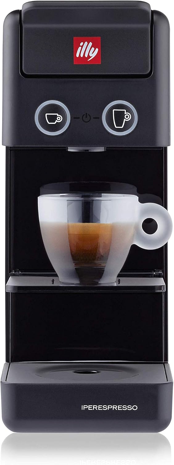 Illy Y3.3 Espresso Machine, Single Serve Coffee Machine For Iperespresso Capsules, Single Cup Espresso Maker, 19bar. UAE Version With 1 Warranty. - Electronics UAE