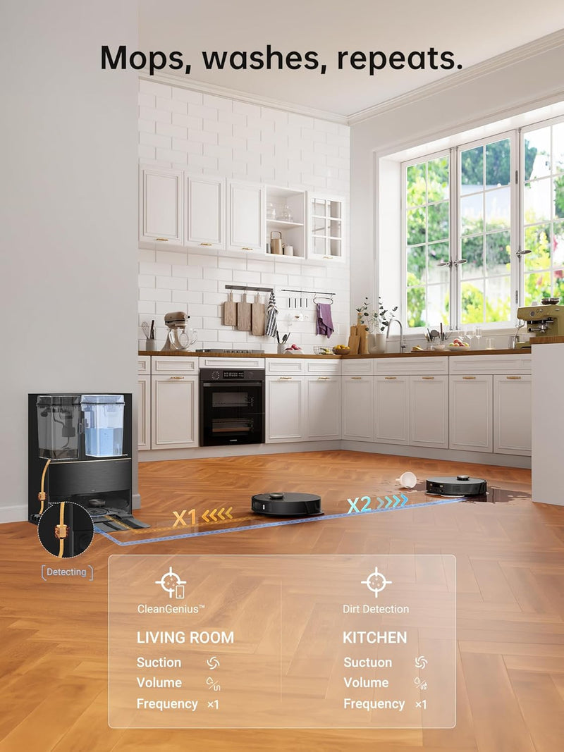 Dreame L20 Ultra Robot Vacuum and Mop with Auto Removal, Washing, Drying, 7000Pa Suction, Self-Emptying, Self-Refilling, AI Obstacle Avoidance