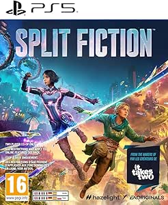 Split Fiction PS5 Game, Two-Player Co-op Action Adventure, 16+ PEGI Rating