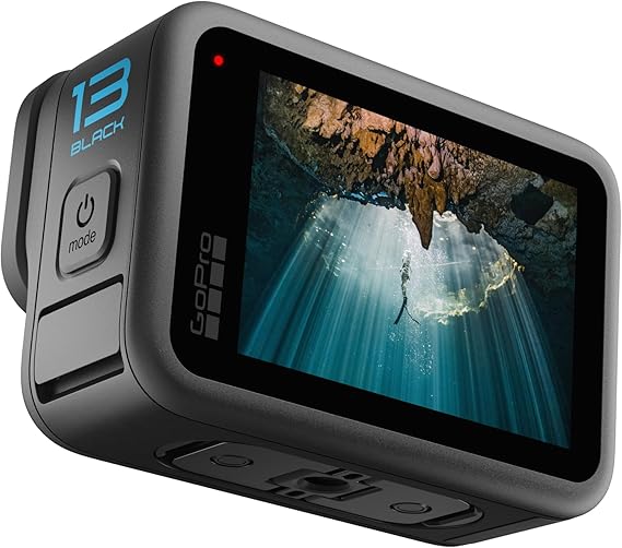 GoPro HERO13 Black Action Camera Accessory Bundle – 5.3K Video, HyperSmooth Stabilization, Includes The Handler, 2 Enduro Batteries, 64GB SanDisk microSD, Mounts & Carrying Case - Camera UAE