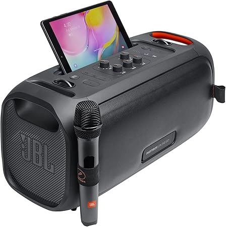 JBL PartyBox On-The-Go Portable Party Speaker – Black - Bluetooth Speaker UAE