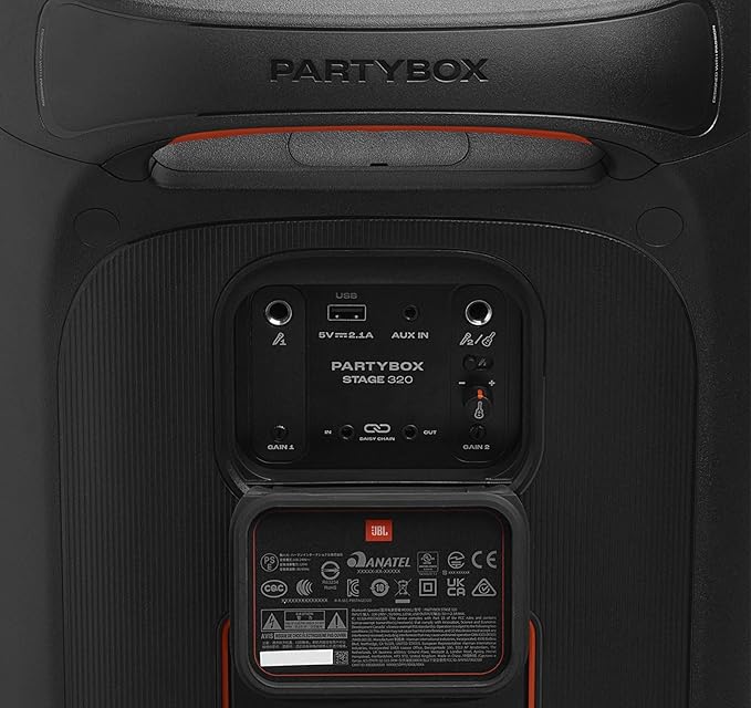 JBL PartyBox Stage 320 Bluetooth Party Speaker Bundle – 400W Sound, 18H Playtime, Battery 400 Included