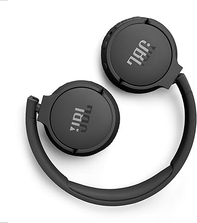 JBL Tune 670NC Adaptive Noise Cancelling Wireless On-Ear Headphones, Pure Bass, Smart Ambient, Bluetooth 5.3 + LE Audio, Hands-Free Call, 70H Battery, Multi-Point Connection - White, JBLT670NCWHT