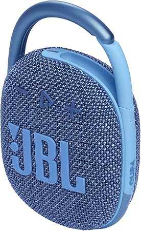 JBL Clip 4 Eco - Ultra-Portable Waterproof and Dustproof Bluetooth Speaker, big audio & punchy bass, made with 90% post-consumer recycled plastic, Integrated carabiner, Up to 10 Hours of Play (Green)